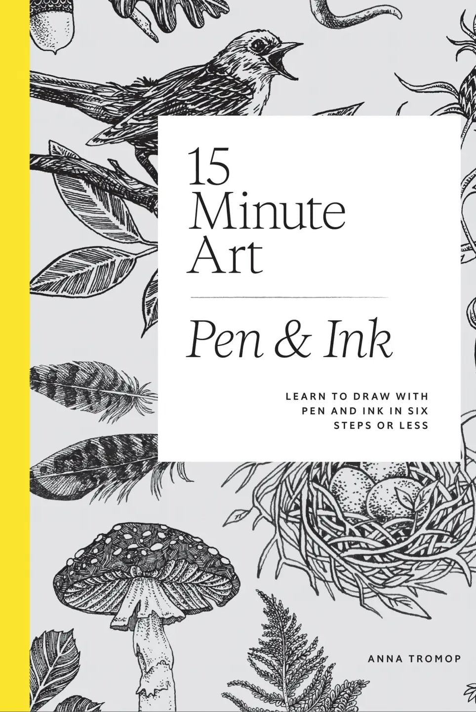 Rose & Lee Co 15-Minute Art Pen & Ink Book Home & Gifts