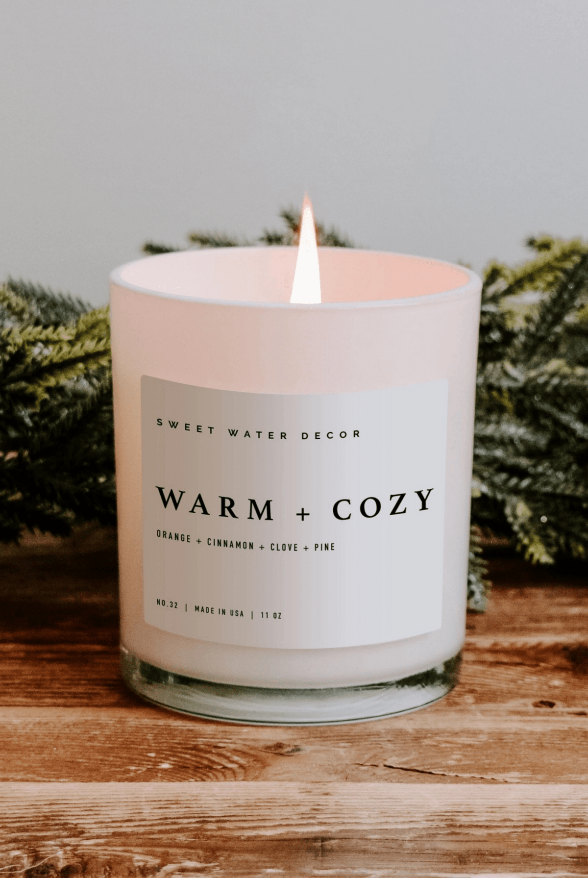 Rose & Lee Co Warm and Cozy Soy Candle, 11 oz Candles
