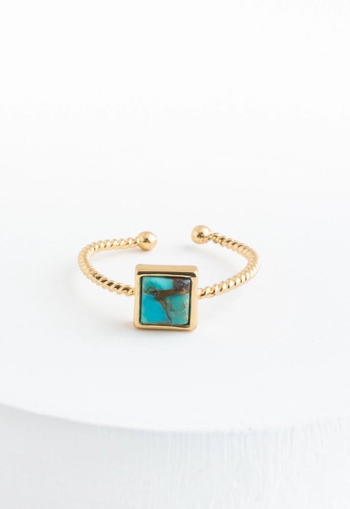 Rose & Lee Co Jayne Ring, Turquoise Rings