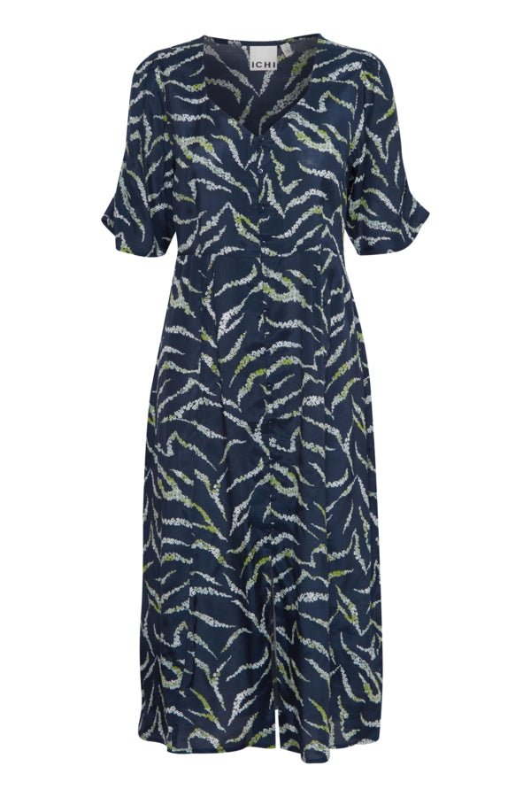Rose & Lee Co Evola Dress, Total Eclipse Zebra unknown