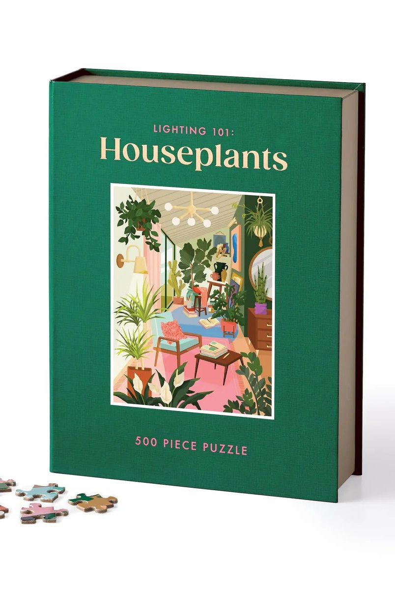 Rose & Lee Co Lighting 101: Houseplants 500 Piece Puzzle Home & Gifts