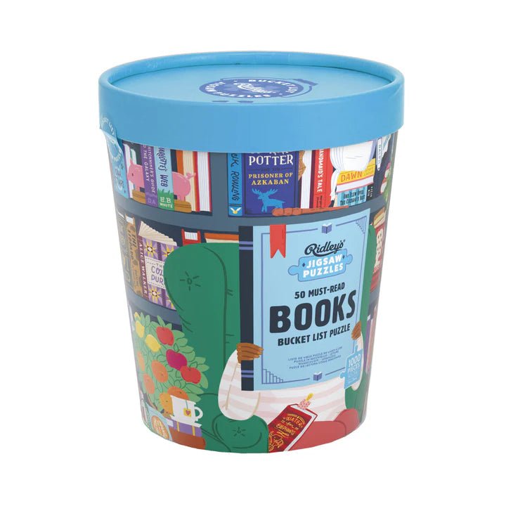 Rose & Lee Co 1000 Piece Puzzle, 50 Must-Read Books Home & Gifts