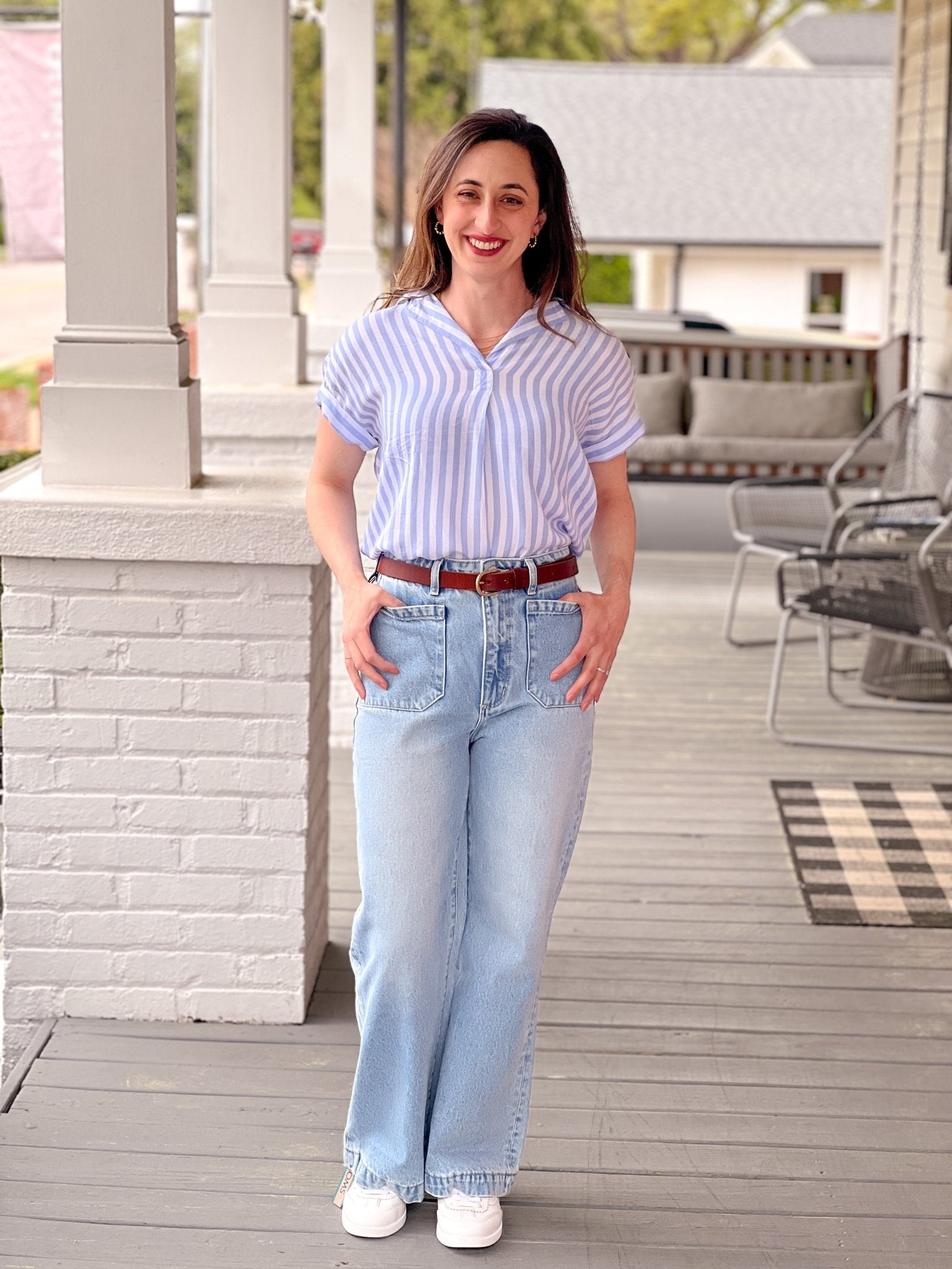 Rose & Lee Co Sailor Jeans, Light Vintage Blue by Rolla's unknown