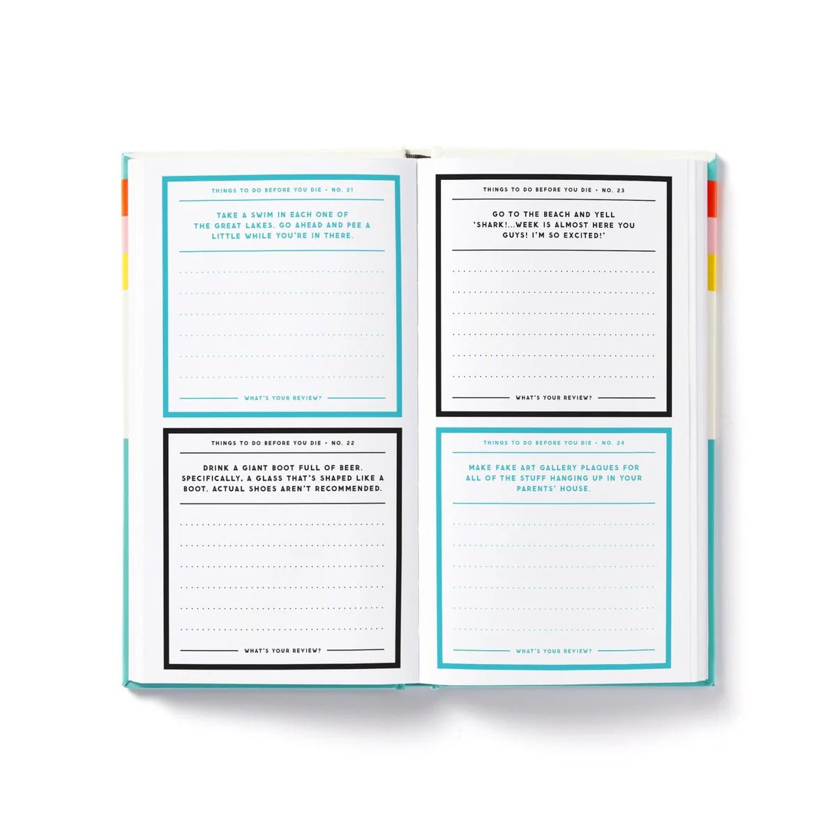 Rose & Lee Co A Million Things To Do Before You Die Journal Home & Gifts