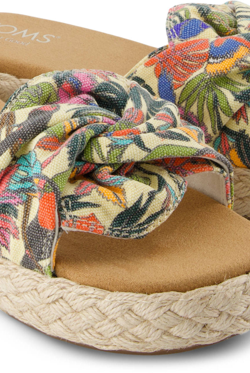 Abby Slide Flatform Espadrille Sandal