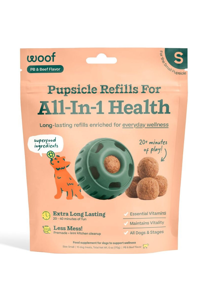 Rose & Lee Co All - in - 1 Wellness Small Pops, Peanut Butter & Beef Flavor Pets
