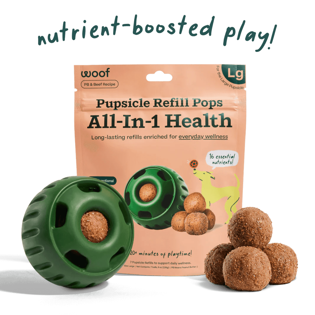 Rose & Lee Co All - in - 1 Wellness Large Pops, Peanut Butter & Beef Flavor Pets