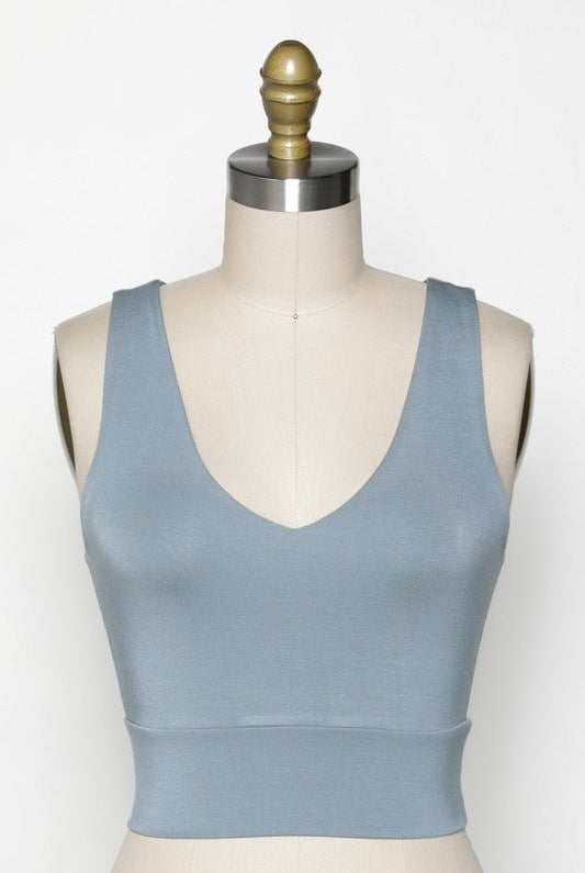 Rose & Lee Co Kendra Tank, Ash Blue Tanks
