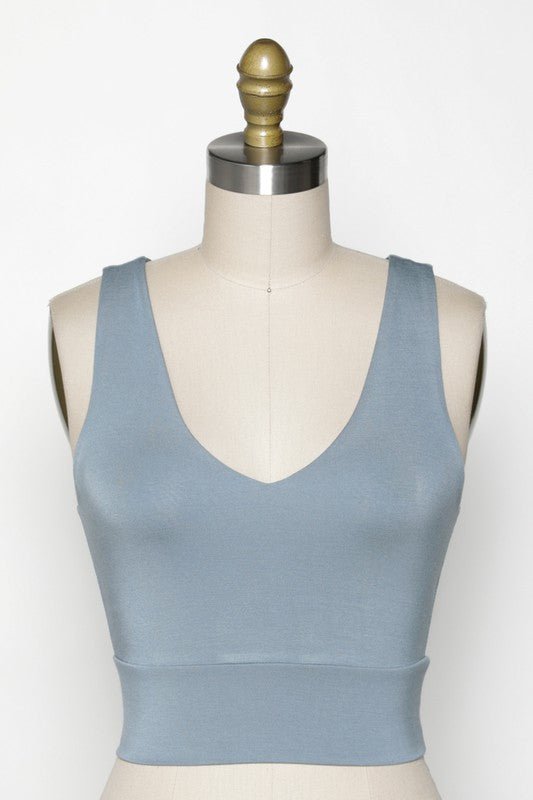Rose & Lee Co Kendra Tank, Ash Blue Tanks