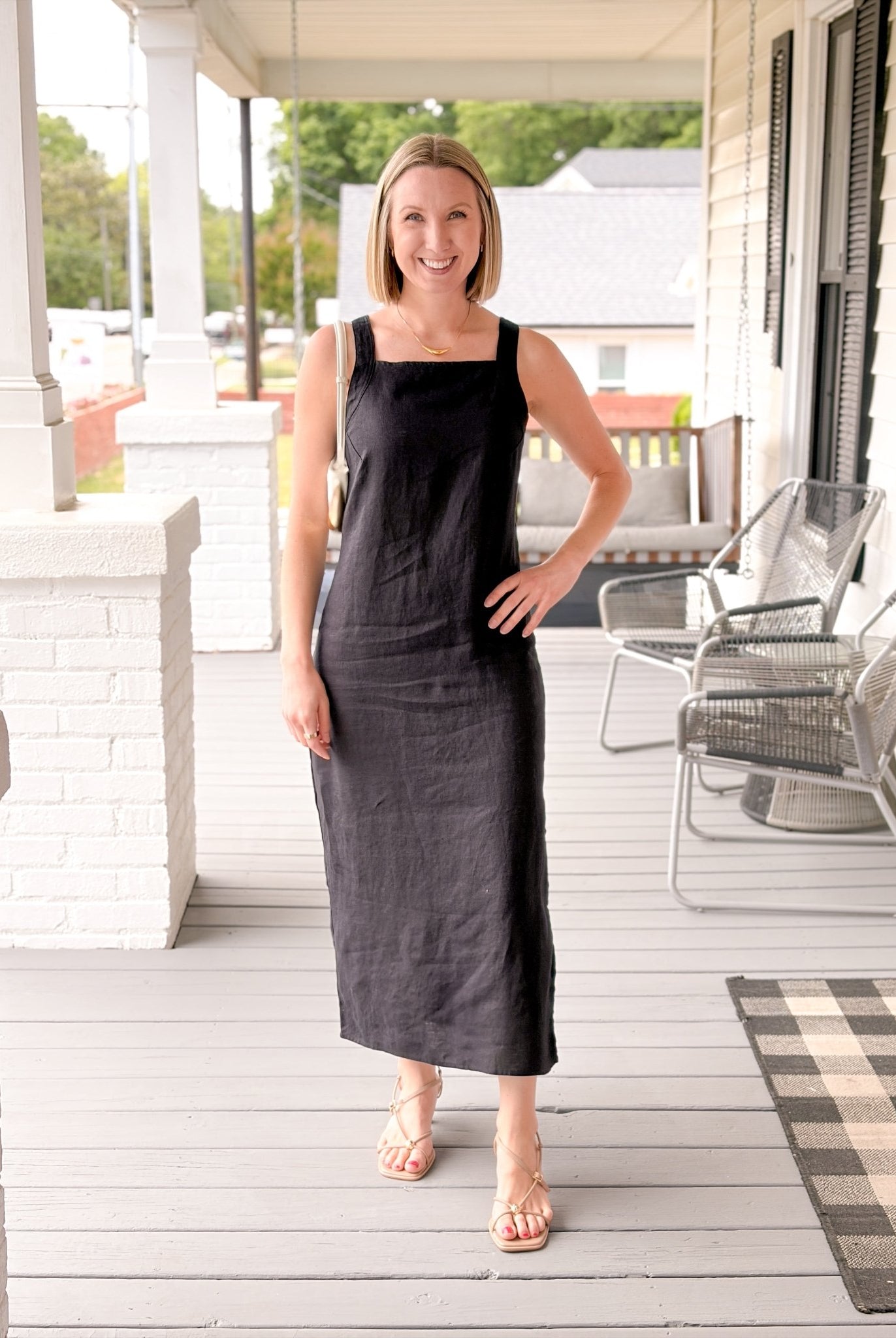 Rose & Lee Co Ashanti Dress, Black Work Dress