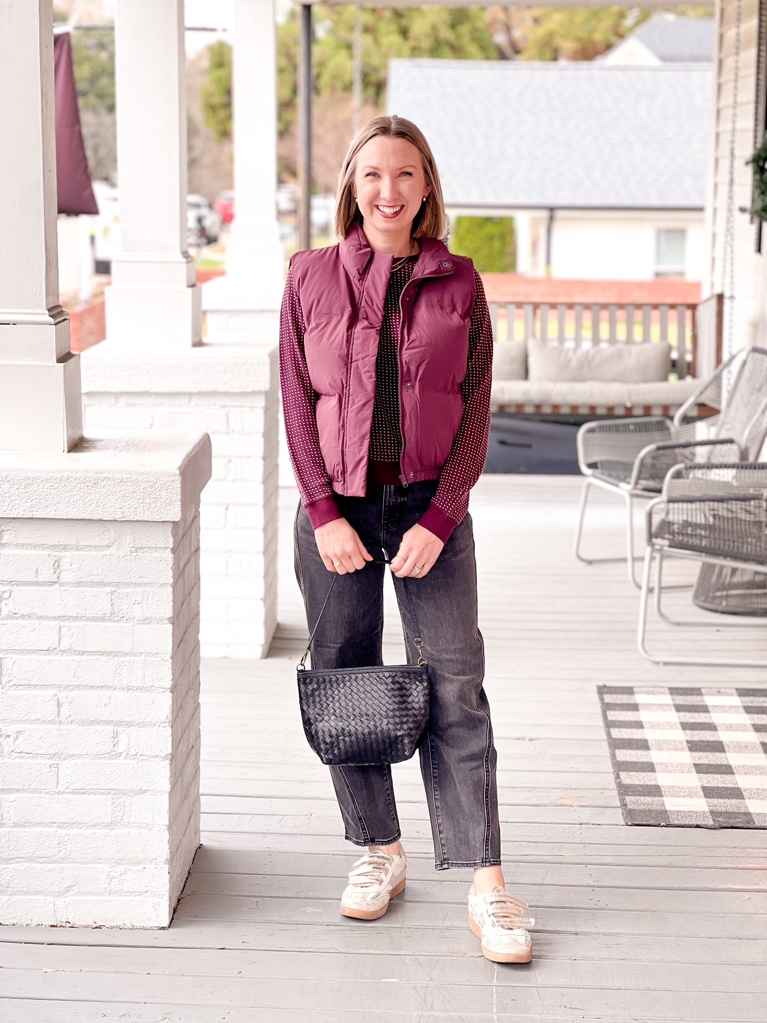 Deep Purple Puffer Vest