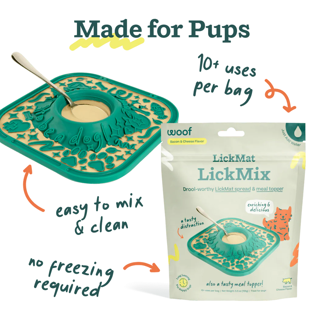 LickMat LickMix, Bacon & Cheese Flavor