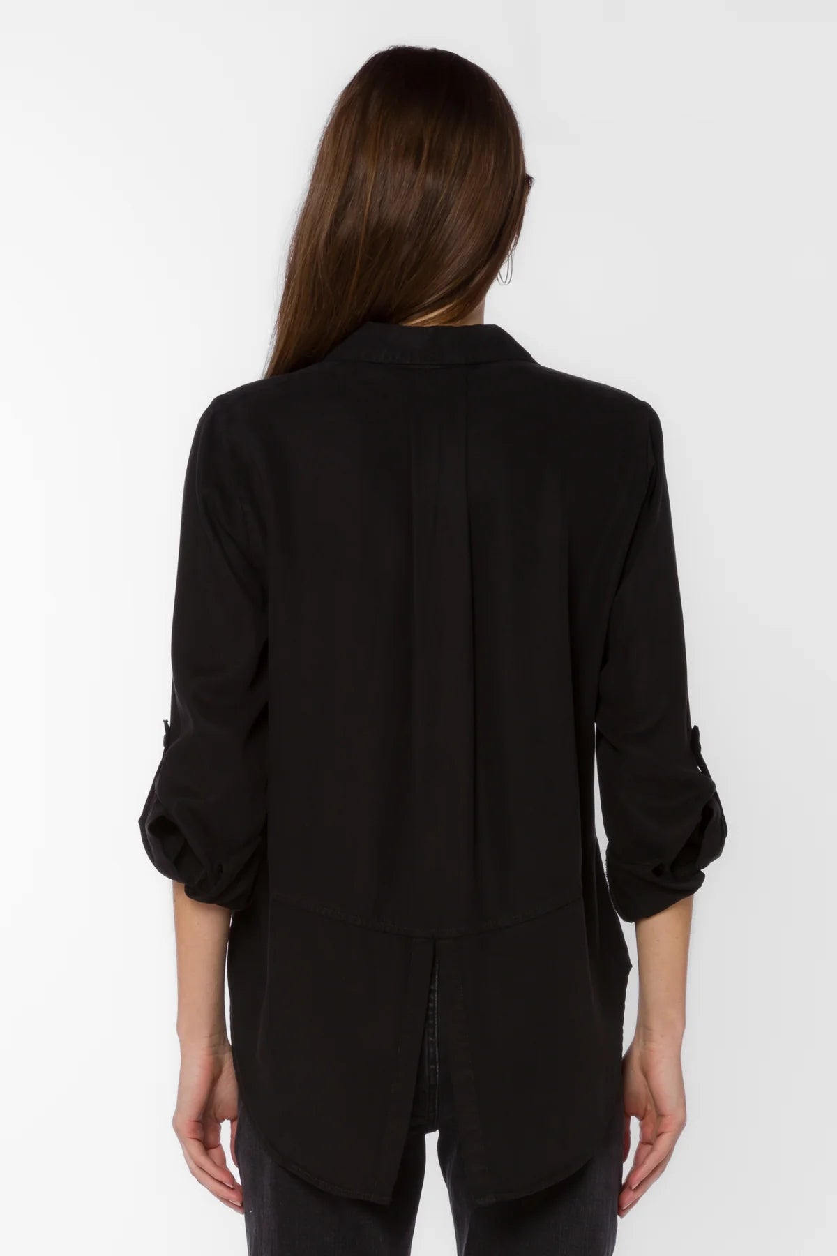 Black Long Sleeve Button Up