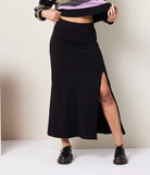 Black Midi Skirt Apex Ethical Boutique