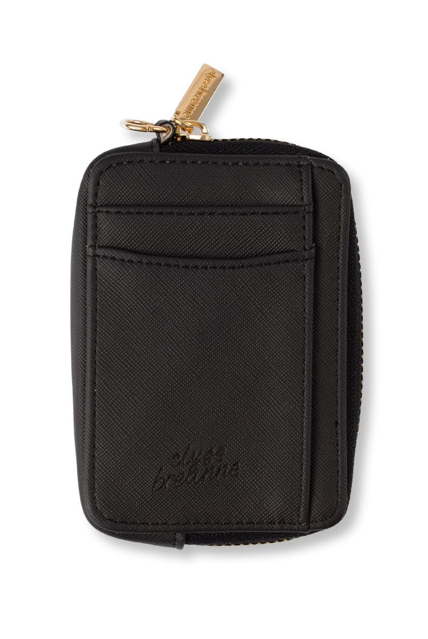 Black Zip Wallet