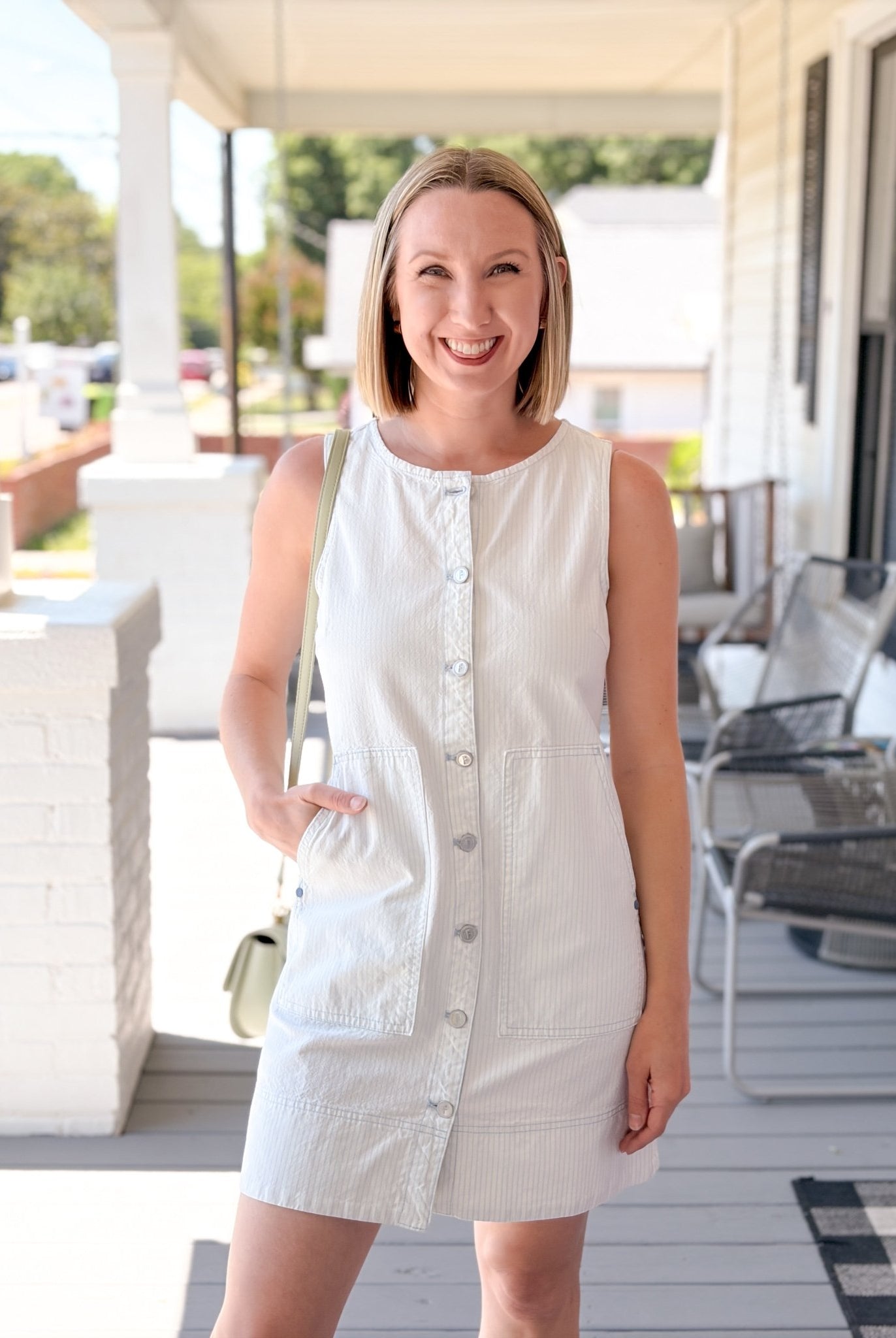 Rose & Lee Co Calypso Dress, Creme Casual Dresses