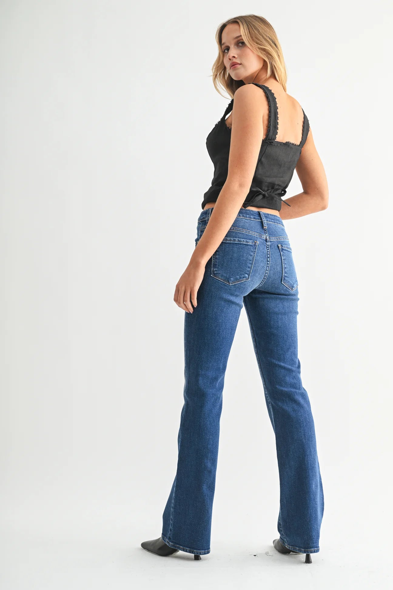 Dark Denim Classic Bootcut Jeans