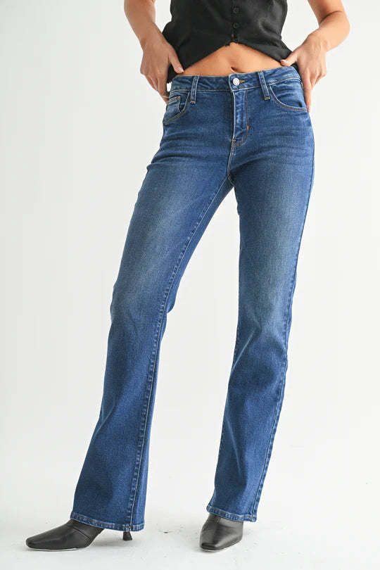 Dark Denim Classic Bootcut Jeans