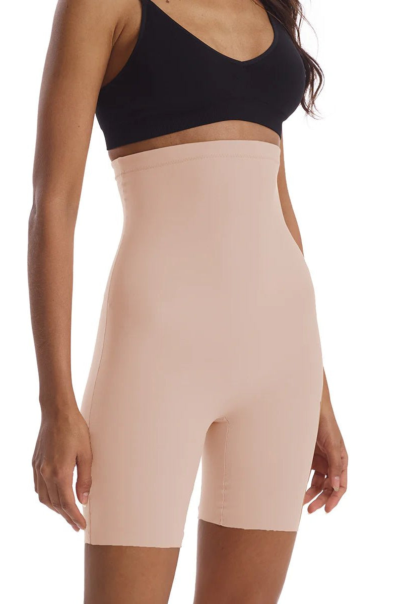 Rose & Lee Co Classic Control High - Waisted Shorts By Commando, Beige Accessories