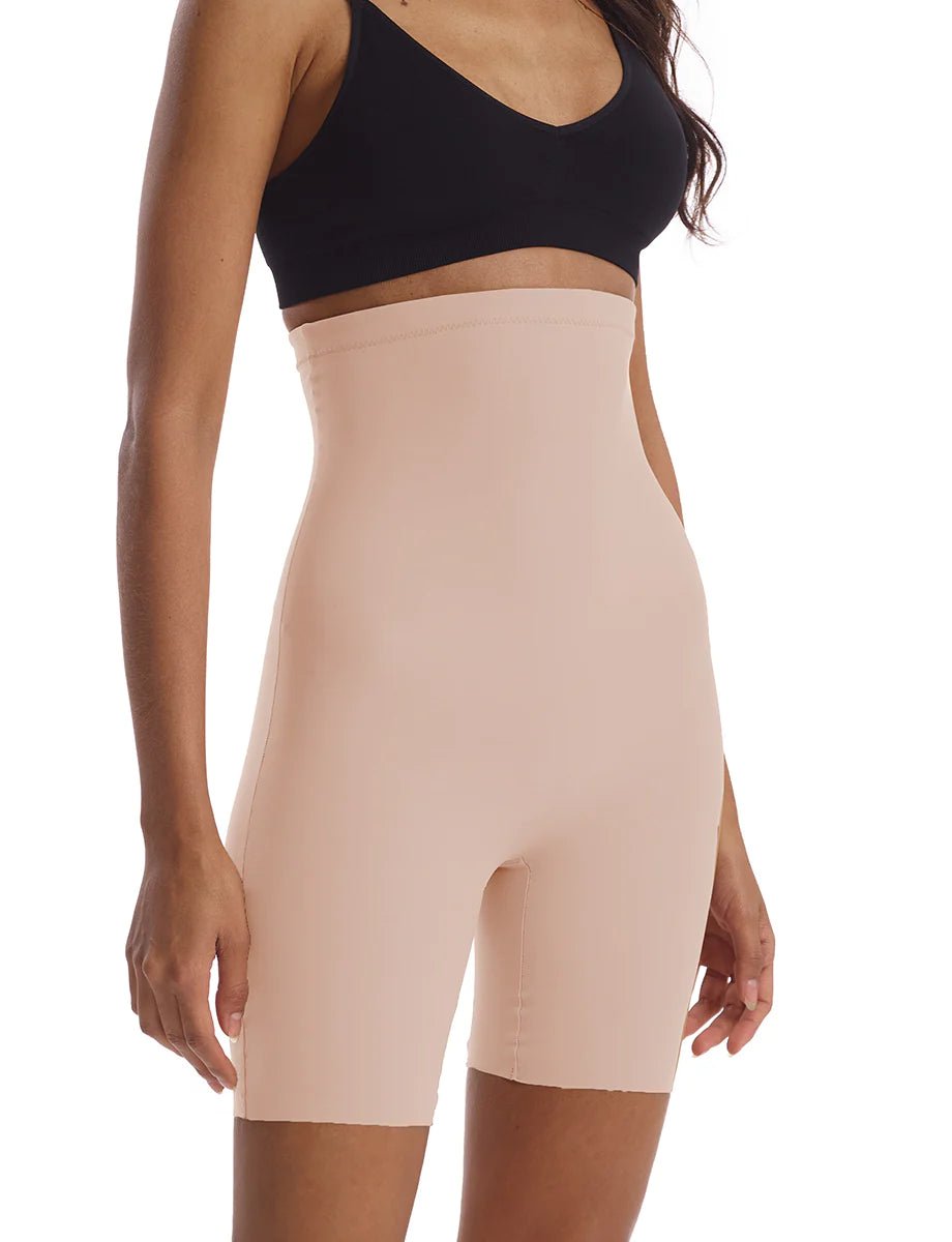 Rose & Lee Co Classic Control High - Waisted Shorts By Commando, Beige Accessories