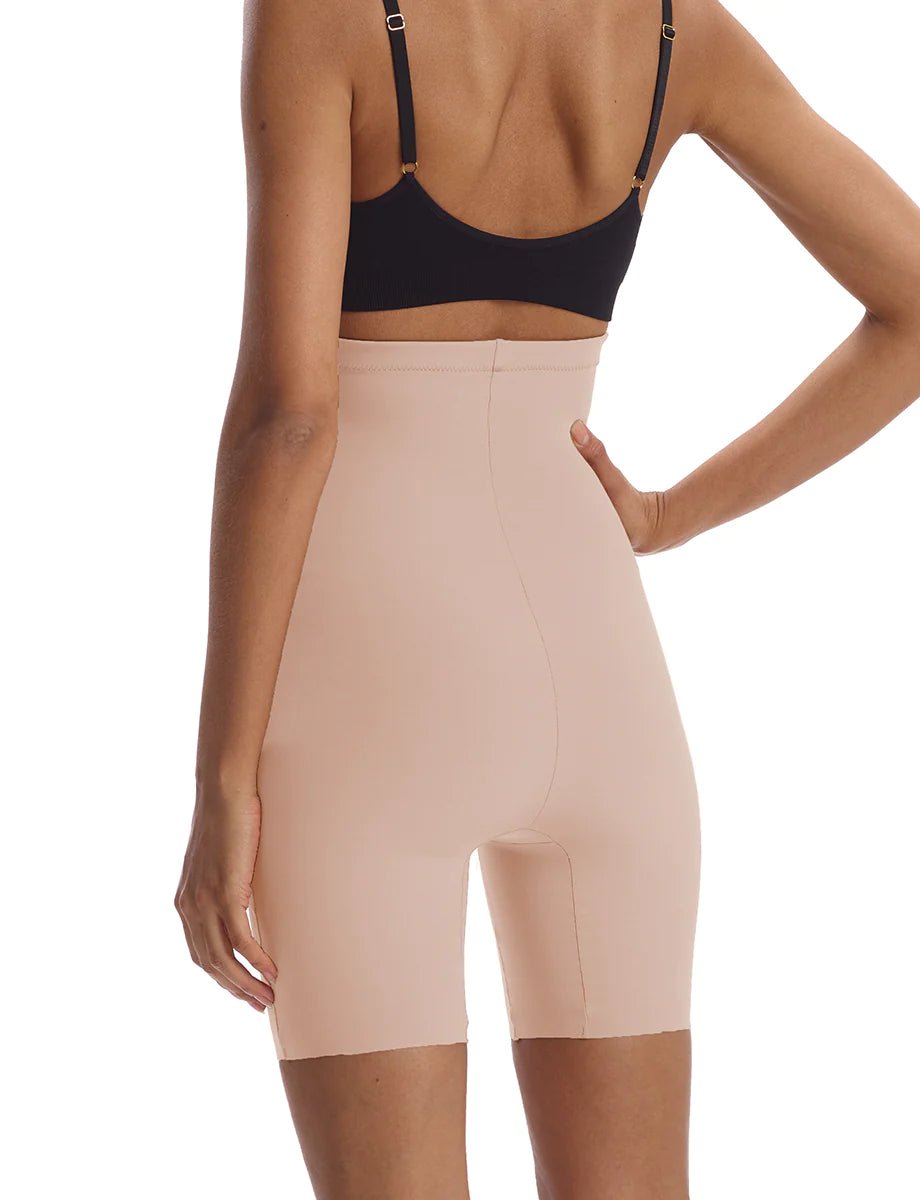 Rose & Lee Co Classic Control High - Waisted Shorts By Commando, Beige Accessories