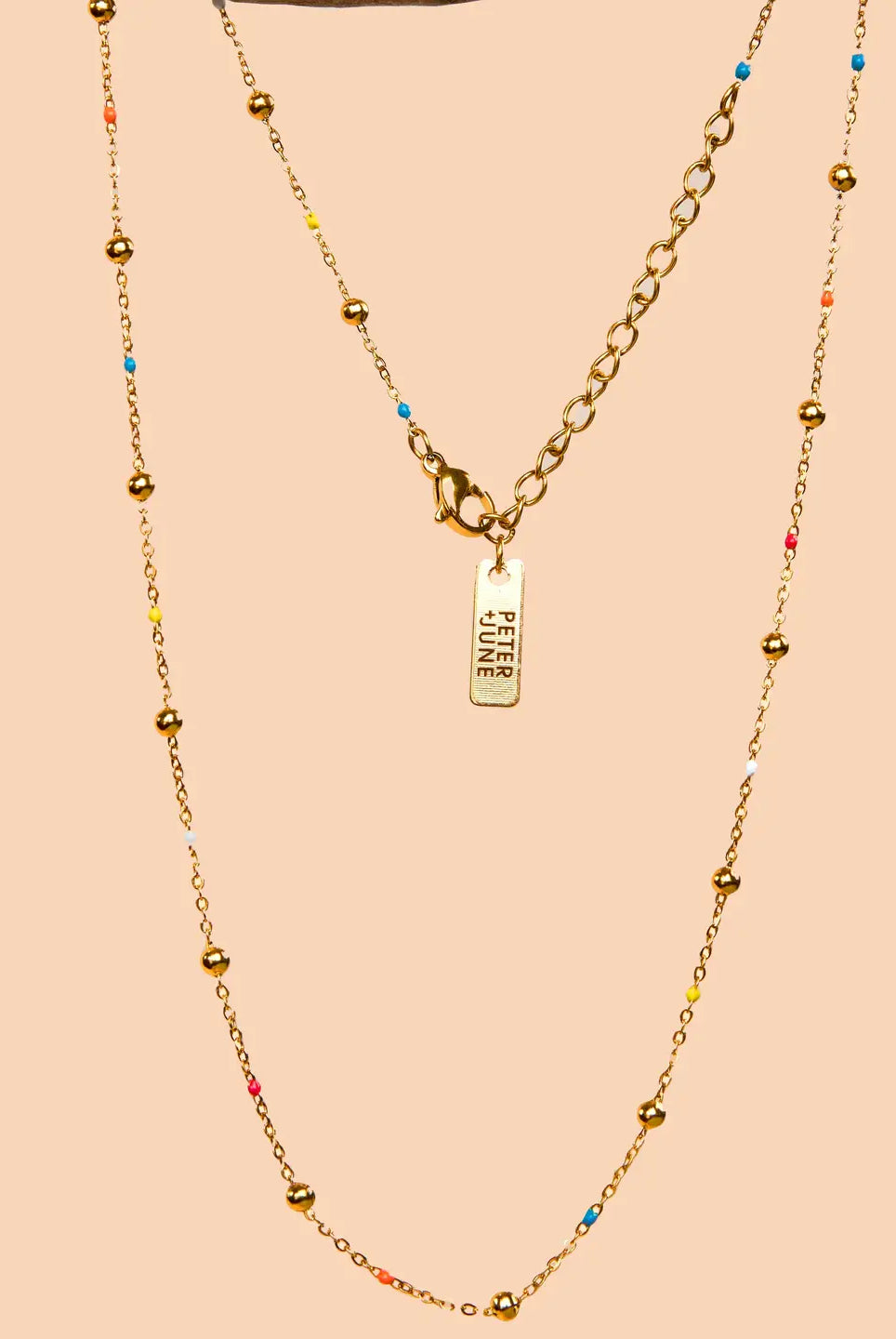Rose & Lee Co Dippin' Dots Necklace, 18K Gold Plated Necklaces
