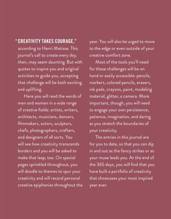 Rose & Lee Co Do One Thing Every Day That Inspires You Book Home & Gifts