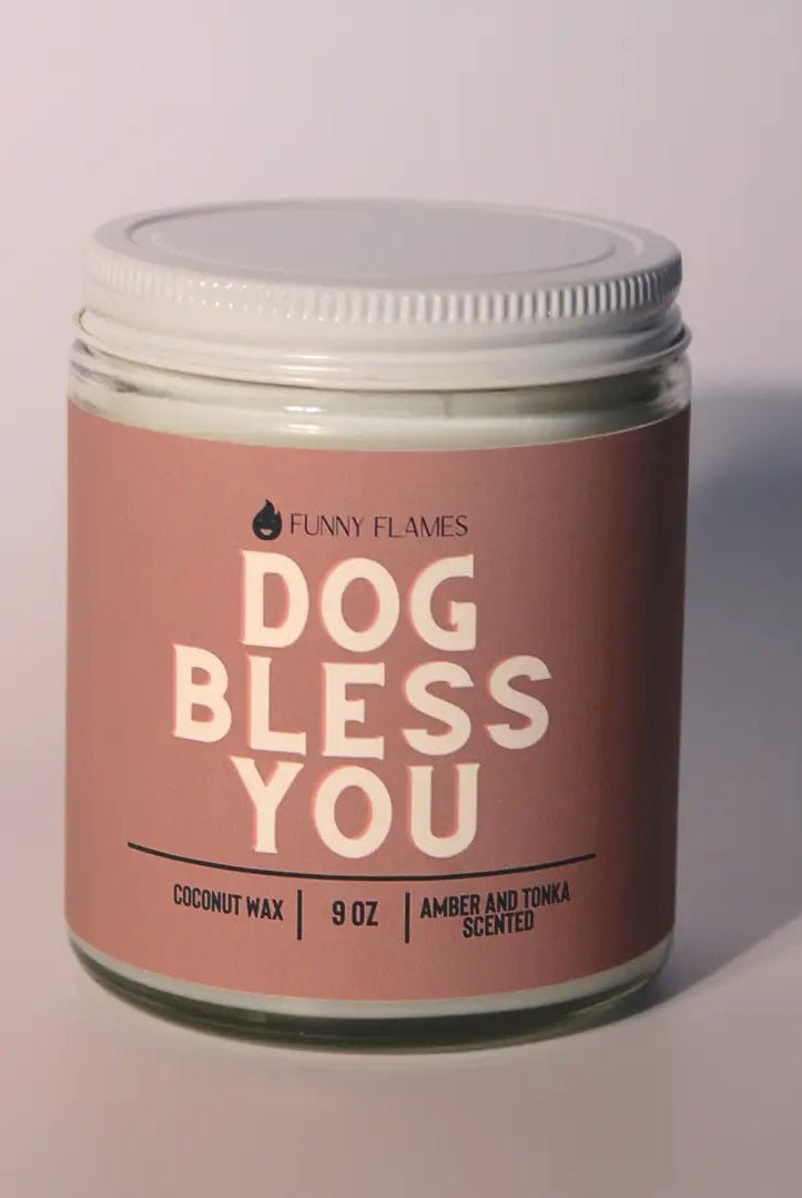 Rose & Lee Co Dog Bless You Candle, 9oz Candles