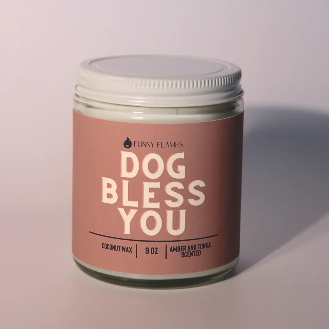 Rose & Lee Co Dog Bless You Candle, 9oz Candles