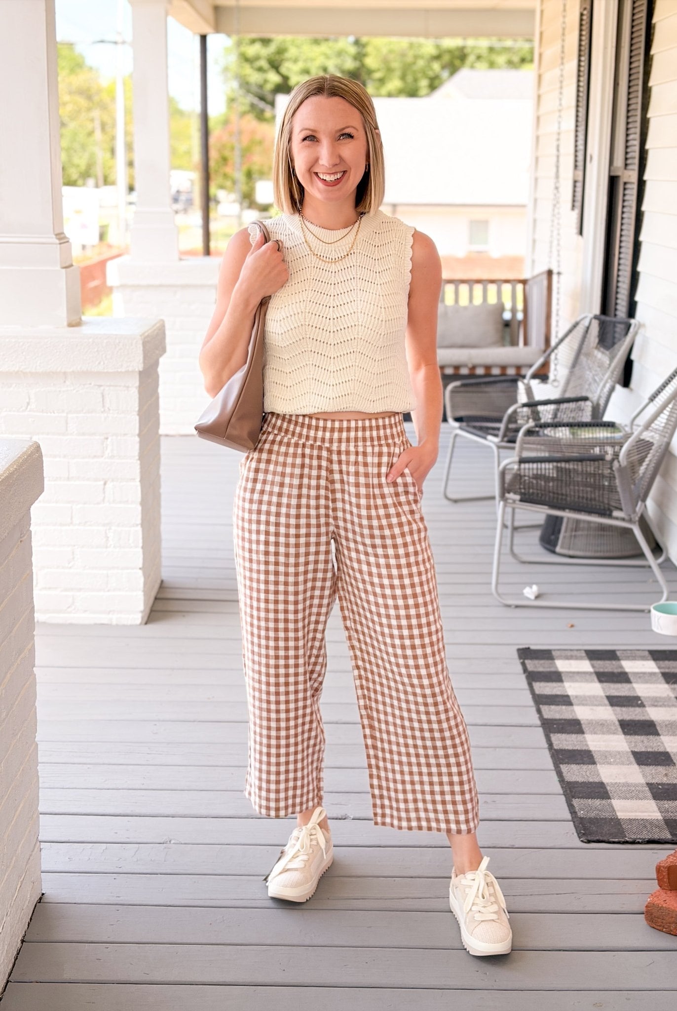Rose & Lee Co Falakka Pants, Gingham Pants