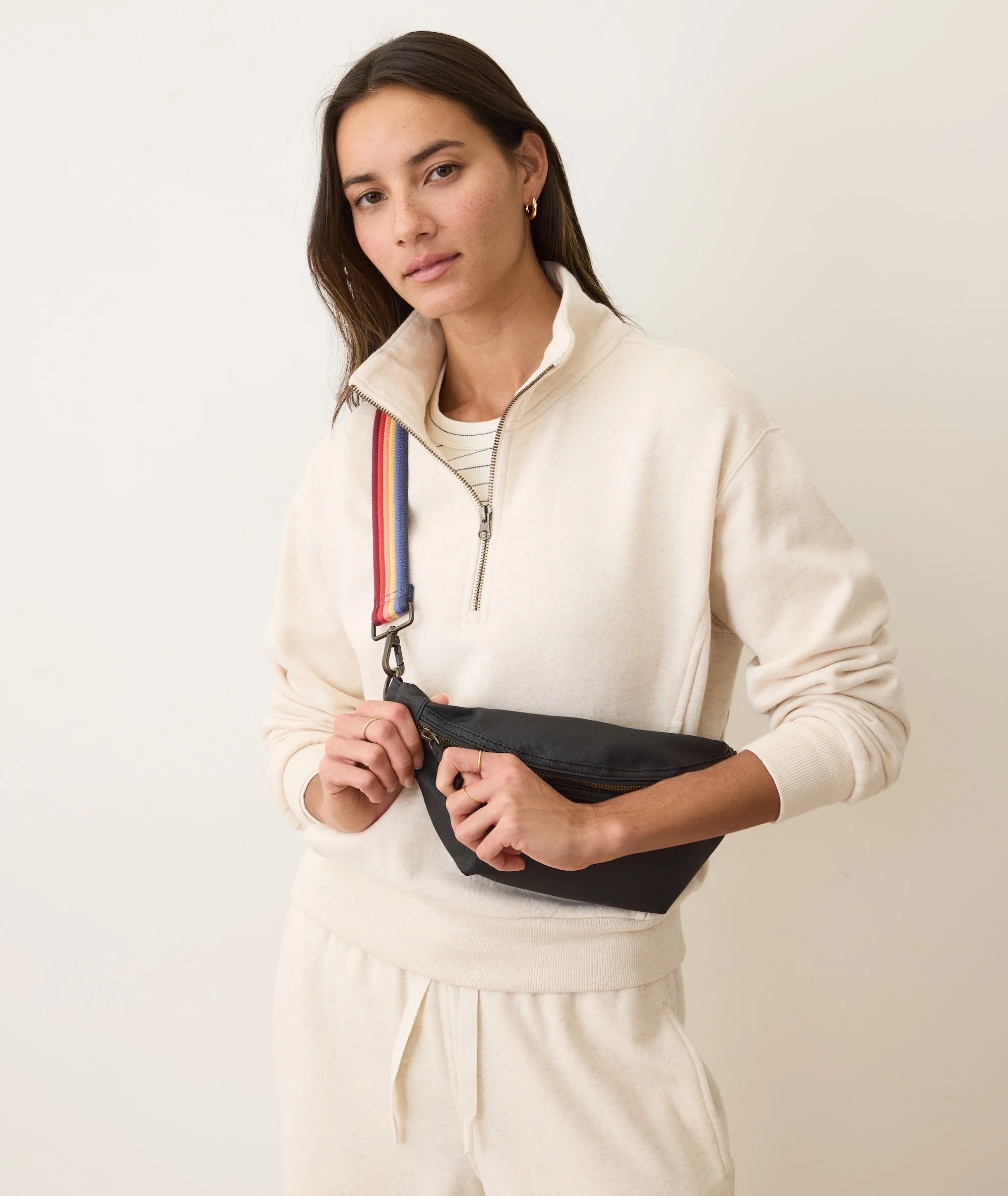 Black Fanny Pack with 2 Straps