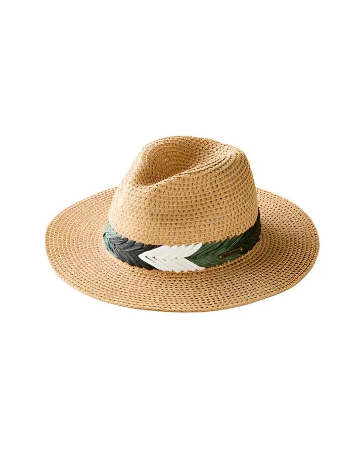 Rose & Lee Co Farrah Packable Hat, Dark Honey Accessories