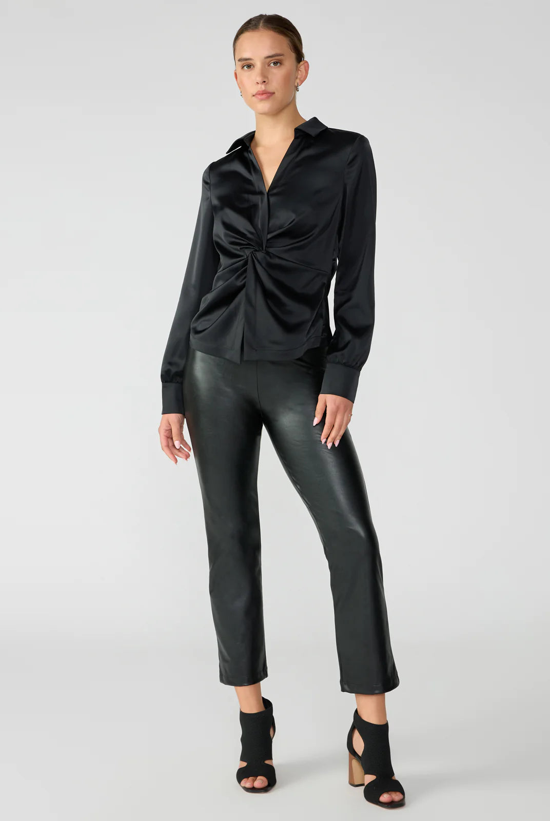 Faux Leather Leggings Apex Ethical Boutique