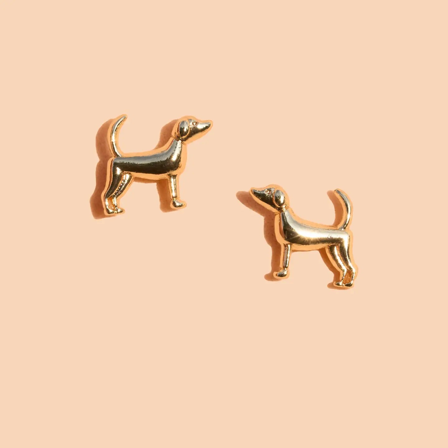 Fortune Dog Stud Earrings Ethical Boutique NC