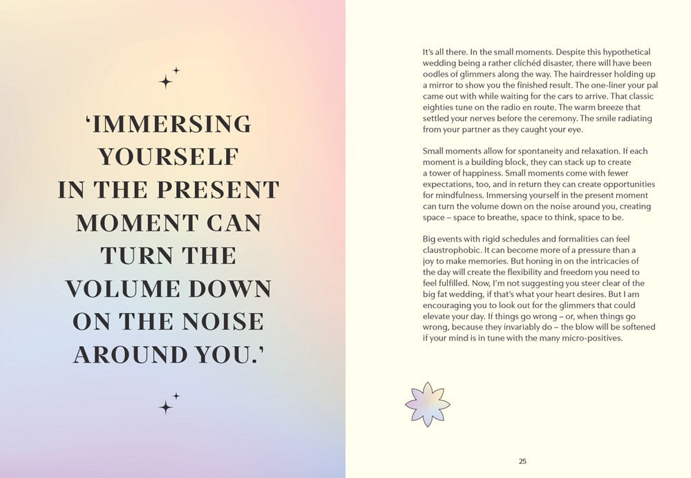 Glimmers: A transformative new self-help guide to unlocking the magic in life’s small moments cover image