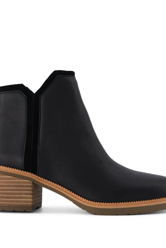 Rose & Lee Co Hailey Boot, Water Resistant Black Leather Accessories