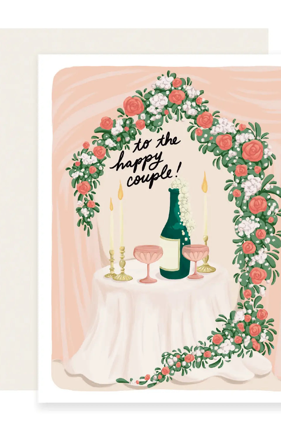 Rose & Lee Co Cheers To the Newlyweds Card Stationery