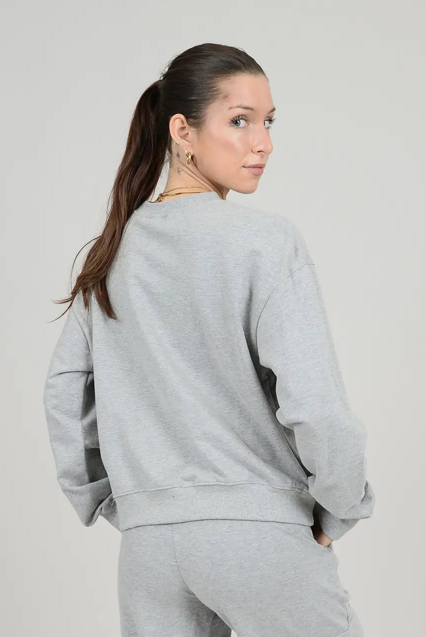 Heather Grey Pullover Apex Ethical Boutique