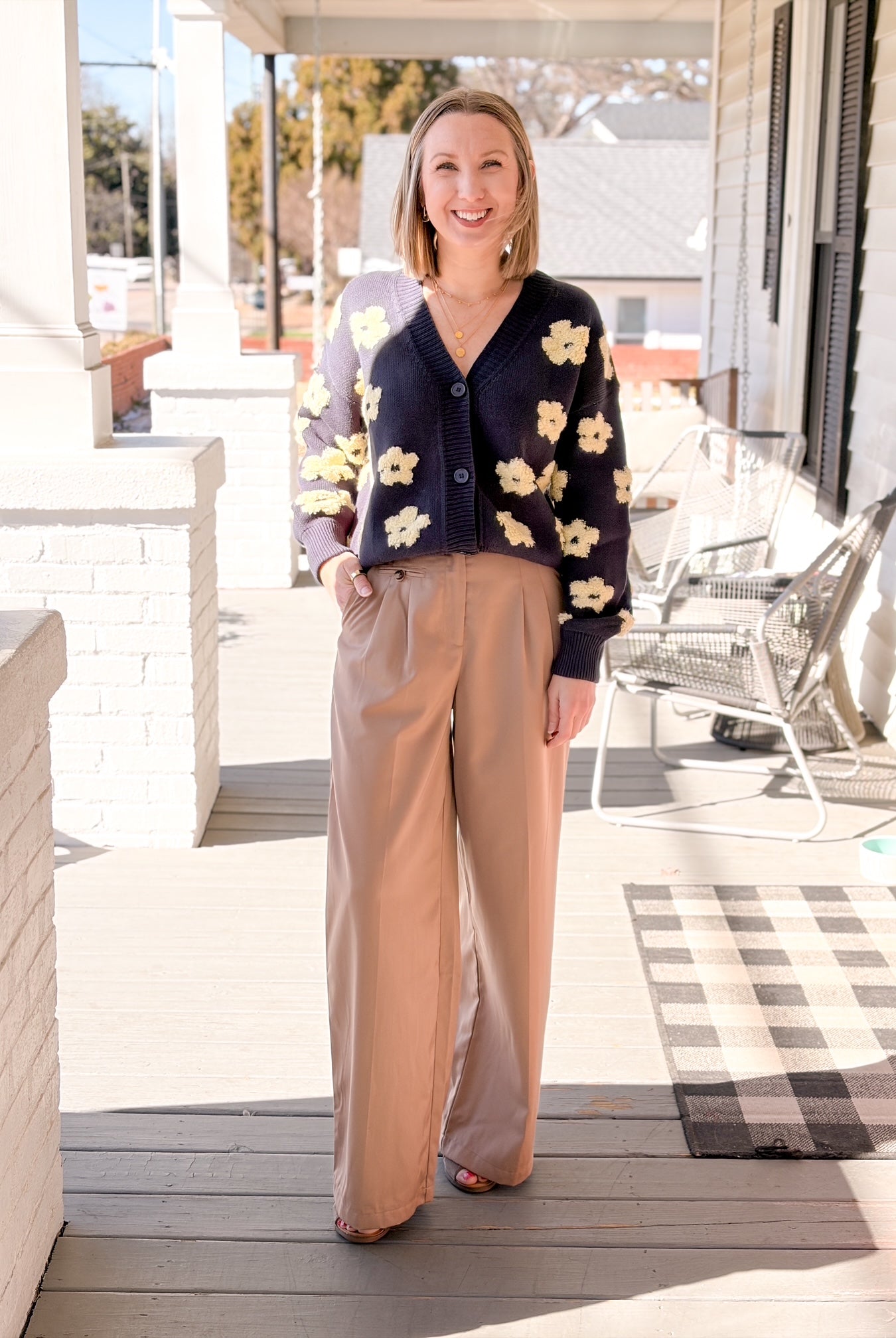 Rose & Lee Co Apollo Pants, Beige Pants