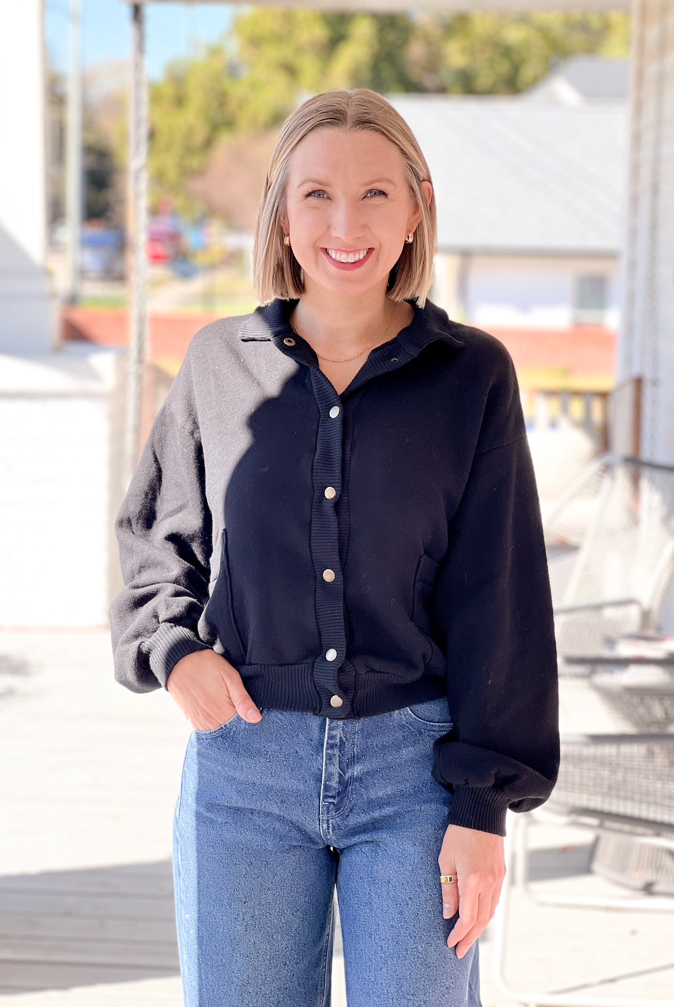 Rose & Lee Co It's A Lifestyle Jacket, Black by Project Social T Jackets