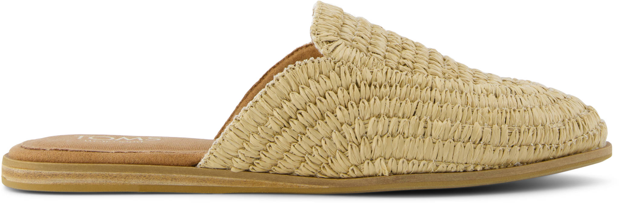 Jade Flat, Almond Raffia