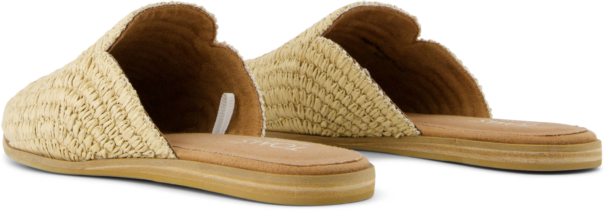 Jade Flat, Almond Raffia