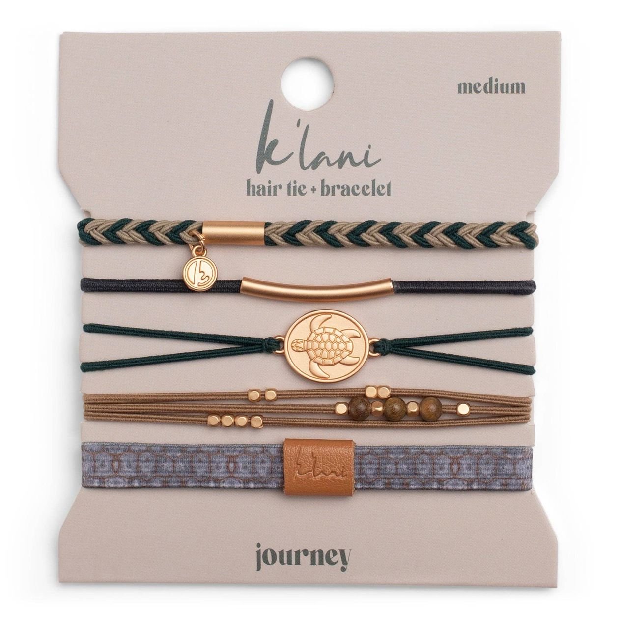 Rose & Lee Co Hair Tie Bracelet Set, Journey Hair