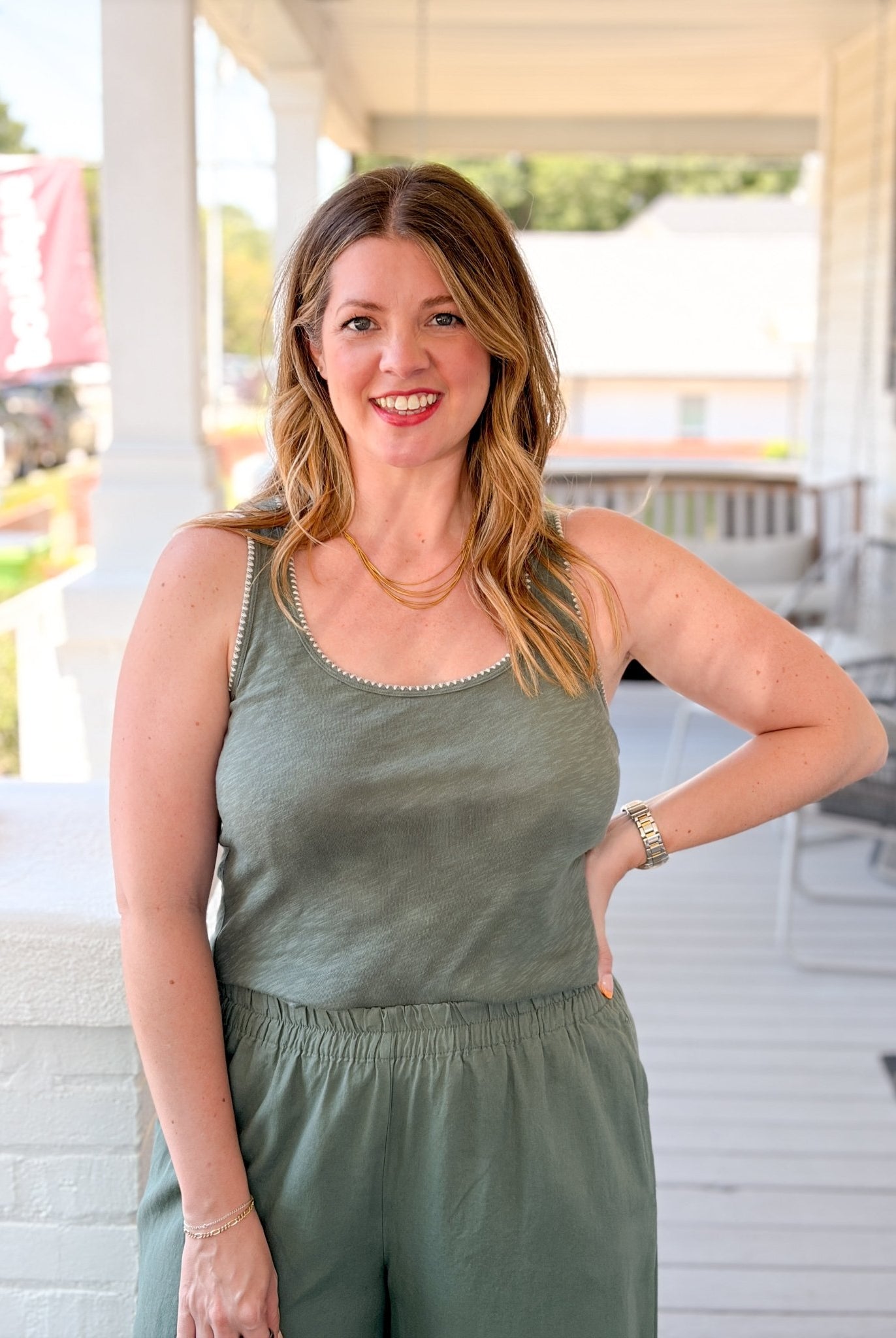 Rose & Lee Co Julian Tank, Everglade by Z Supply Tanks