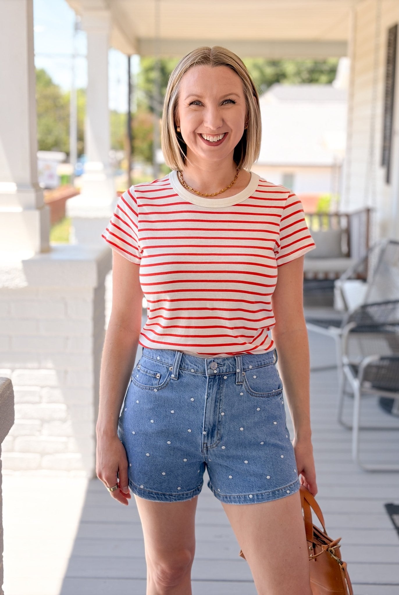 Rose & Lee Co Knockout Jean Shorts, Full Circle Denim Shorts