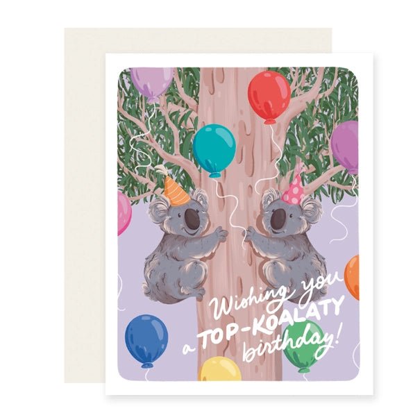 Rose & Lee Co Koalaty Birthday Card Stationery