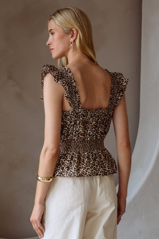 Leopard Print Tank Top
