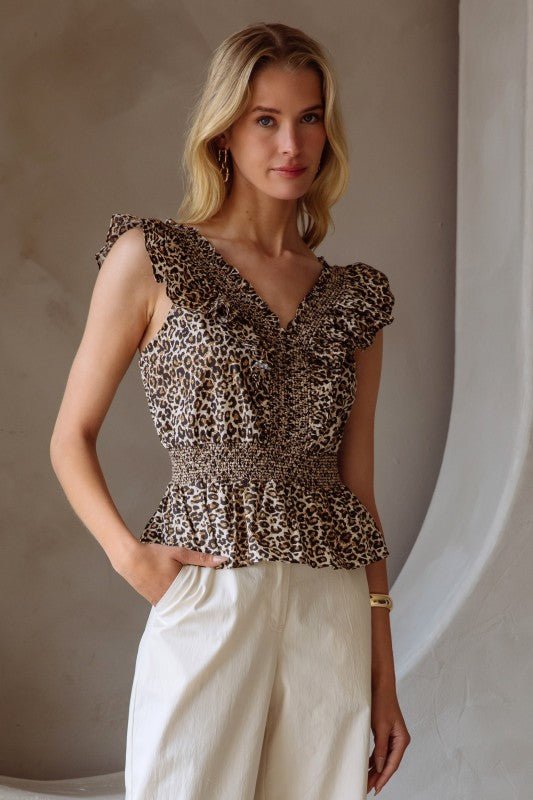Rose & Lee Co Lennon Tank, Leopard unknown