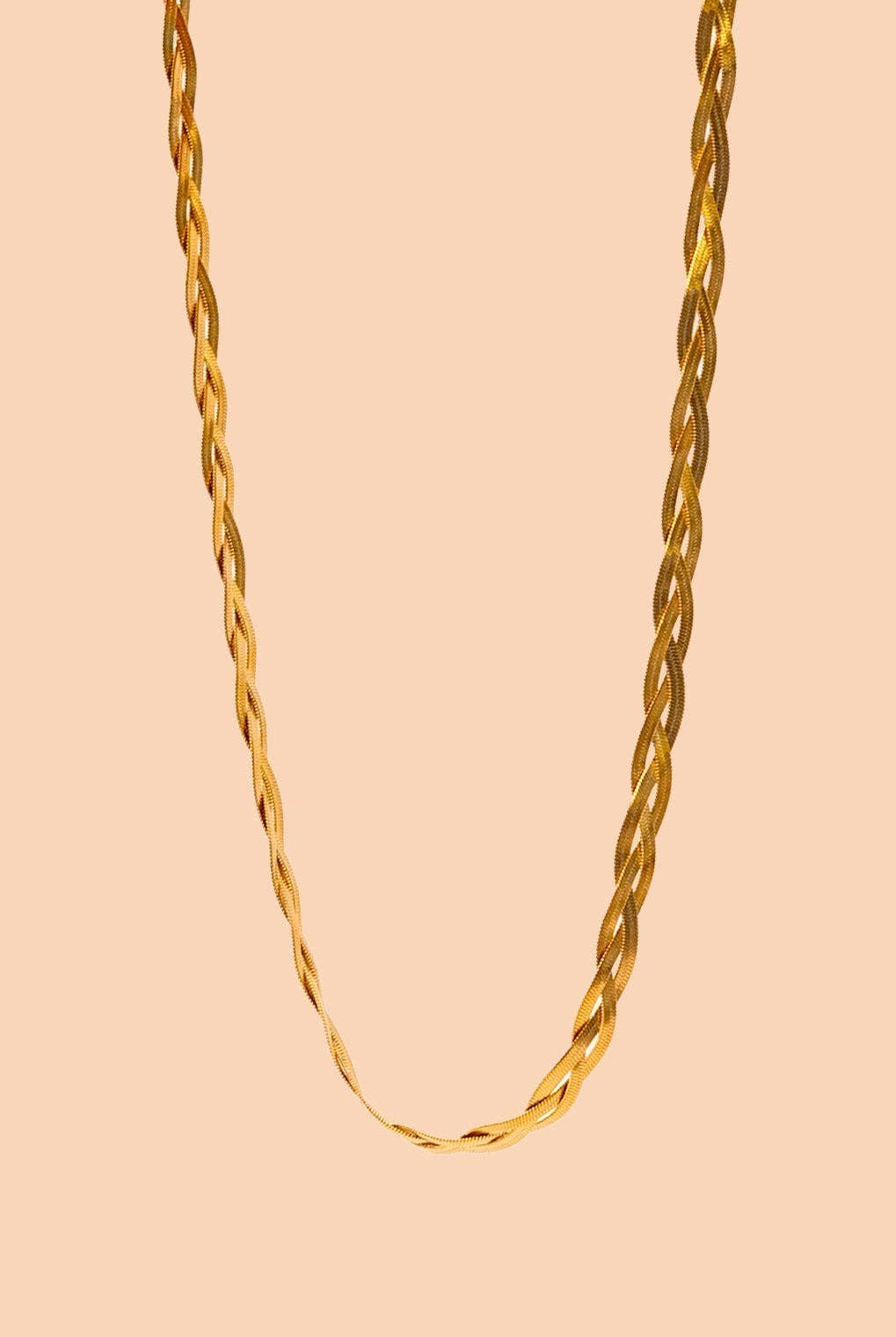 Rose & Lee Co Loom Necklace, 18K Gold Plated Necklaces