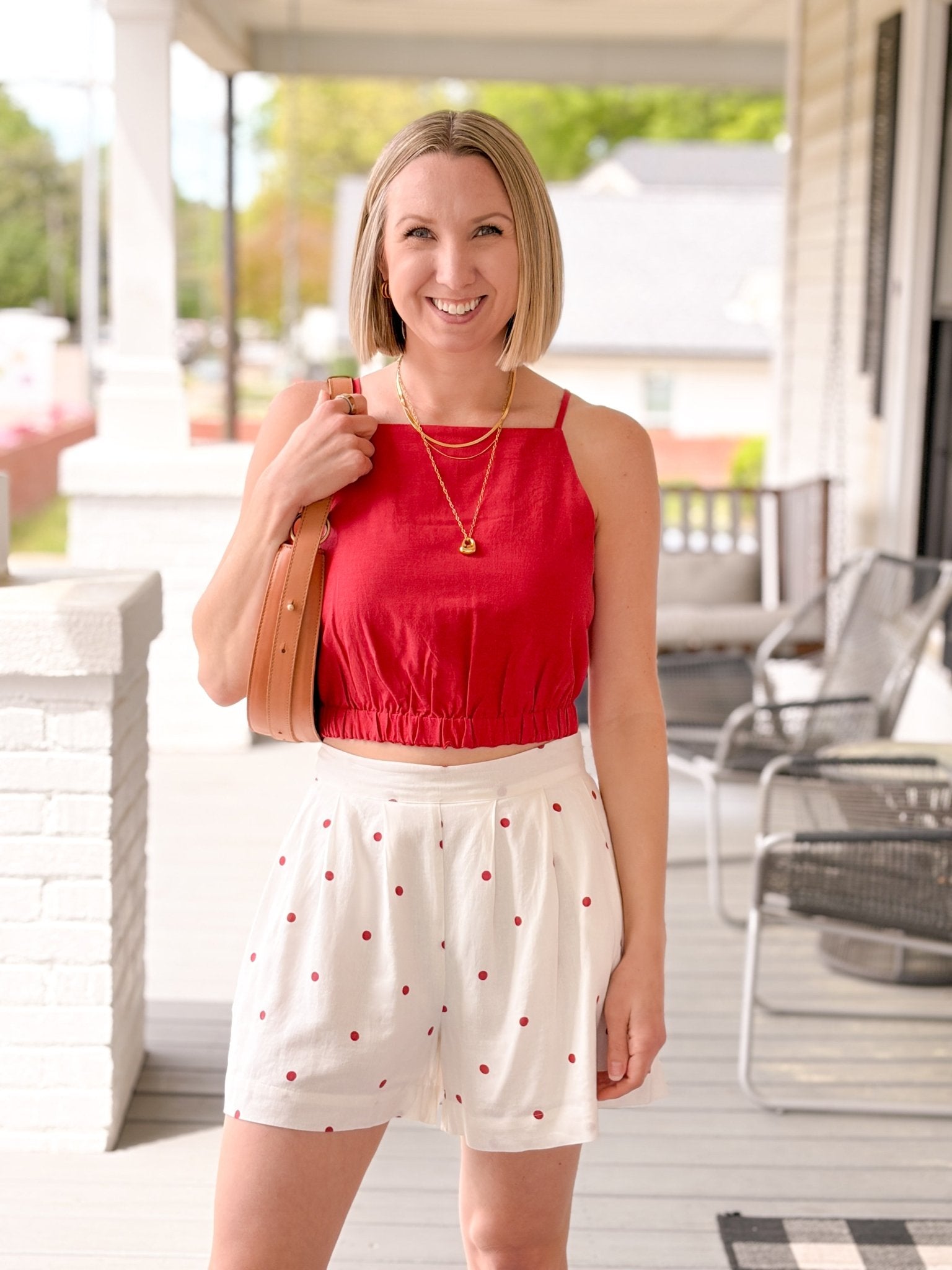 Rose & Lee Co Maxwell Shorts, Cardinal Dot Other Shorts